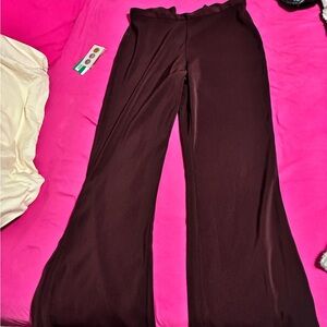 Elegant Women's Burgundy Pants